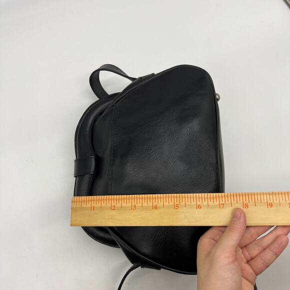 Patricia Nash Florentina Frame Leather Crossbody Bags Black Distressed Purse - Picture 12 of 16